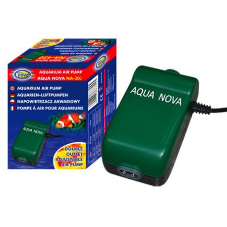 AQUA NOVA NA-200 Pompe à air - Débit 200 L/H