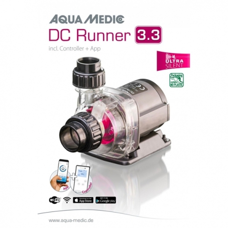 AQUA MEDIC DC RUNNER 3.3 + contrôleur et application - Pompe à eau pour aquarium