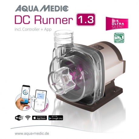 AQUA MEDIC DC RUNNER 3.3 + contrôleur et application - Pompe à eau pour aquarium