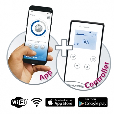 Image 2 - AQUA MEDIC DC RUNNER 5.3 + contrôleur et application - Pompe à eau pour aquarium Aqua Store