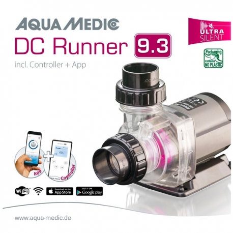 AQUA MEDIC DC RUNNER 9.3 + contrôleur et application - Pompe à eau pour aquarium