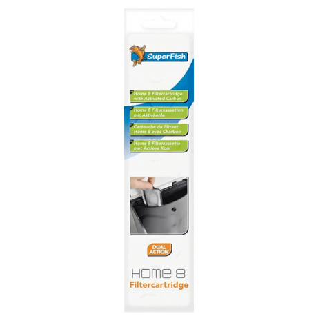 SUPERFISH Home 8 Filtercartridge, dual action, cartouche de rechange - L'unité Aqua Store