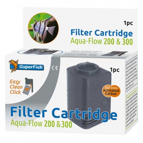 SUPERFISH Filter Cartridge Easy Clean Click - Pour Filtres AquaFlow 200 et 300 Aqua Store