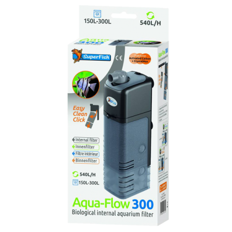 SUPERFISH AquaFlow 300 - Filtre pour Aquarium jusqu'à 300 L