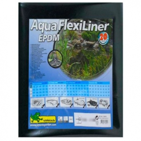 UBBINK AquaFlexi Liner, Bache EPDM épaisseur 0,6 mm - 5,05 x 5 m Aqua Store