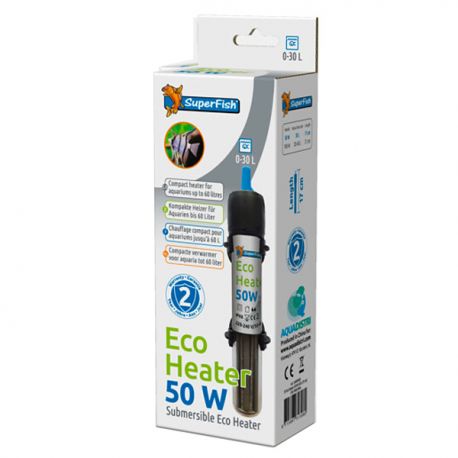 SUPERFISH Eco Heater 50 Watts - Chauffage pour aquarium Aqua Store