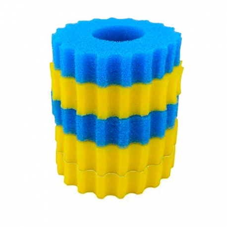 SUNSUN Mousses pour filtre CPF 10000 - 3 jaunes + 2 bleues Aqua Store
