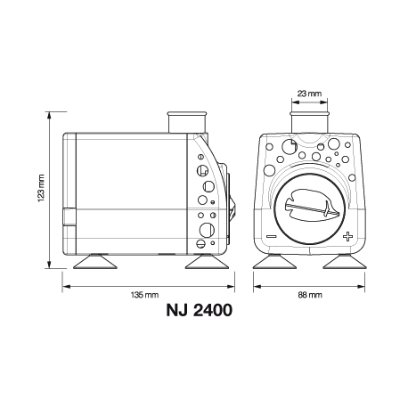 AQUARIUM SYSTEMS NewJet NJ2400 Pompe à eau pour aquarium