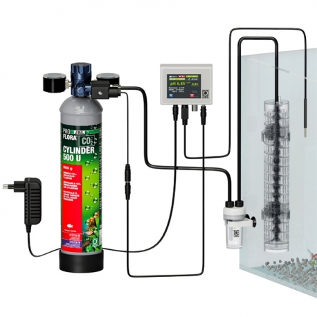 JBL CO2 ProFlora CO2 Professional Set U - Kit CO2 avec Contrôleur CO2/pH