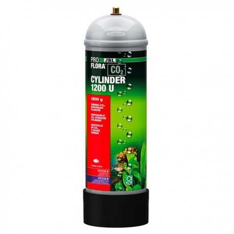 JBL ProFlora CO2 Cylinder 1200 U - Bouteille CO2 à usage unique - 1200 g