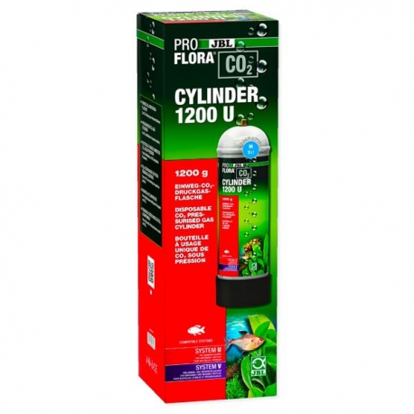 JBL ProFlora CO2 Cylinder 1200 U - Bouteille CO2 à usage unique - 1200 g Aqua Store