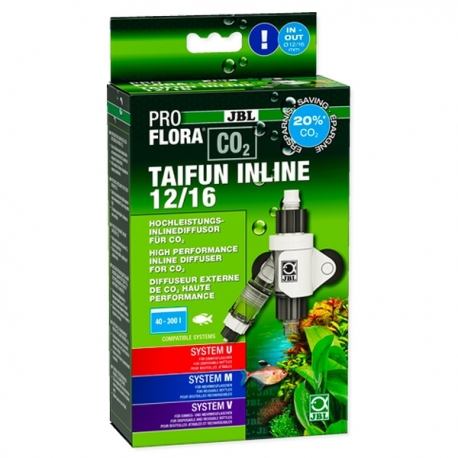 JBL ProFlora CO2 Taifun Inline - 12/16 mm - Diffuseur de CO2