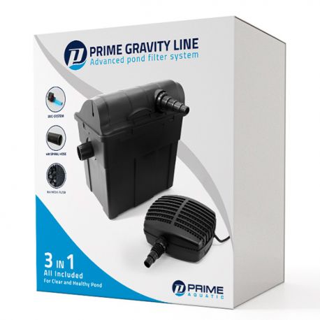 Image 1 - PRIME AQUATIC Gravity Line 6000- Filtre + UV + Pompe pour bassin Aqua Store