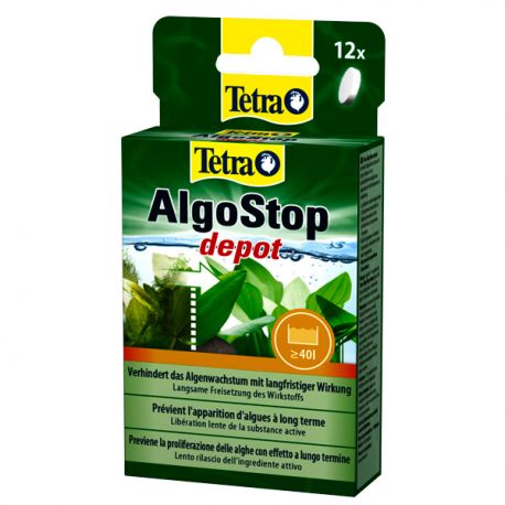 TETRA AlgoStop Depot 12 - Comprimés anti-algues pour aquarium Aqua Store