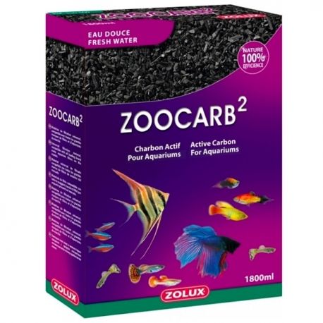 ZOLUX Zoocarb 2 - 1800 ml - Charbon actif pour aquarium