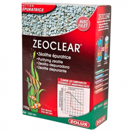 ZOLUX Zeoclear - 1 Litre - Zéolithe pour aquarium