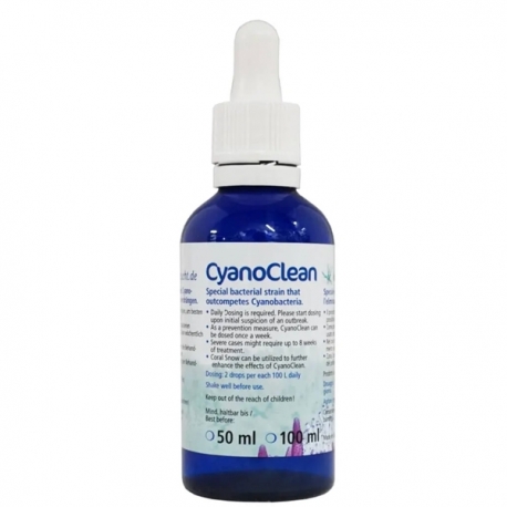 Kit anti-cyanobactéries et anti- algues pour aquarium d'eau douce  Contenance 250 ml