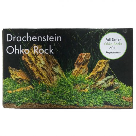 AQUA DECO Dragon Stone Box 60 L - Lot de roches naturelles pour aquarium