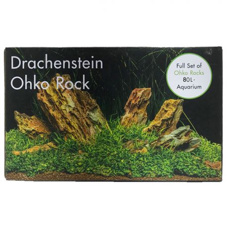 AQUA DECO Dragon Stone Box 80 L - Lot de roches naturelles pour aquarium