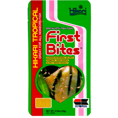 HIKARI First Bites - 10 g - Aliment pour poissons aquarium