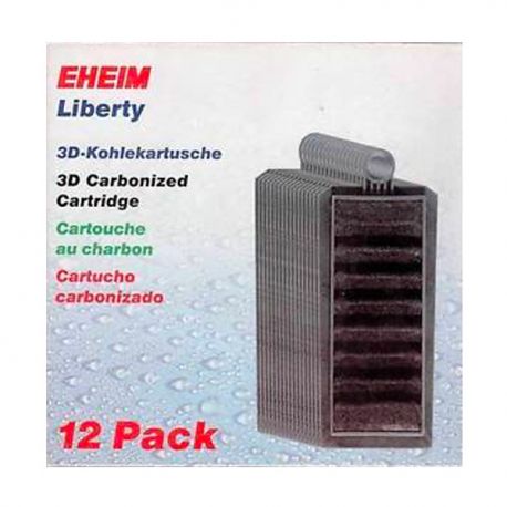 EHEIM Cartouche Charbon pour Liberty 2040/2041/2042 - Lot de 12