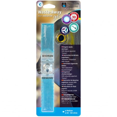 AQUARIUM SYSTEM Waste Away marne Gel medium - lot de 2 Aqua Store