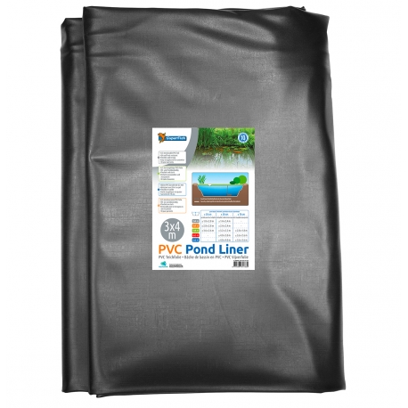 SUPERFISH PondLiner - Bache PVC épaisseur 0,5 mm - 3x4 m