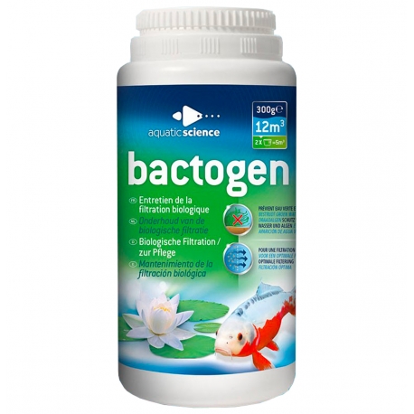 AQUATIC SCIENCE Bactogen 12000 - Anti vase pour bassin - 300 g