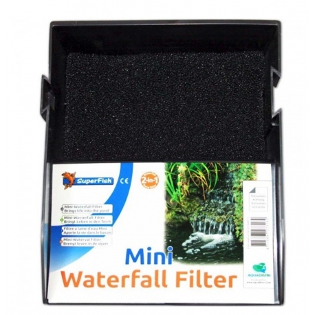 SUPERFISH Mini WaterFall Filter - Filtre à Lame d'eau - 25 x 20 x 25 cm