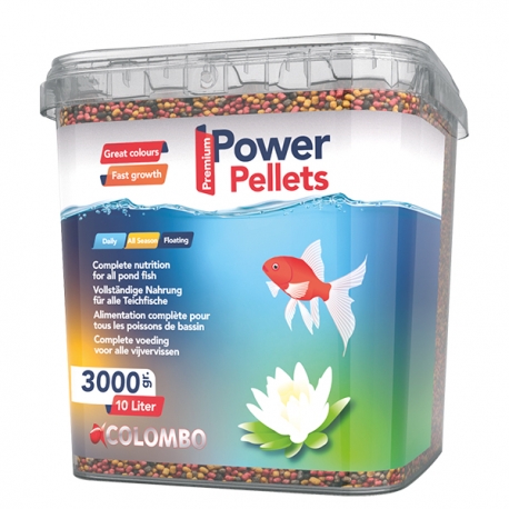 COLOMBO Power Pellets - Granulés 3mm - 10 L (3000 g)