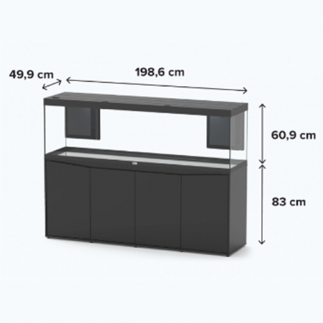 Image 2 - Aquarium AQUATLANTIS Splendid 200 Blanc tout équipé - 604 litres Aqua Store