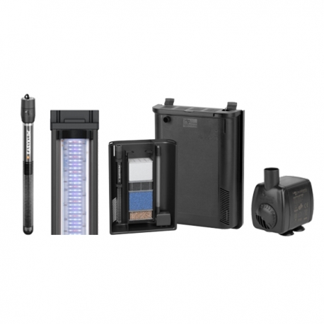 Image 1 - Aquarium AQUATLANTIS Splendid 100 Noir tout équipé - 247 litres Aqua Store