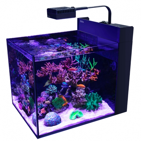 Aquarium RED SEA Max Nano PENINSULA + Meuble noir + Eclairage ReefLED