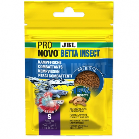 JBL ProNovo Betta Insect Sticks S - 10 g - 20 ml