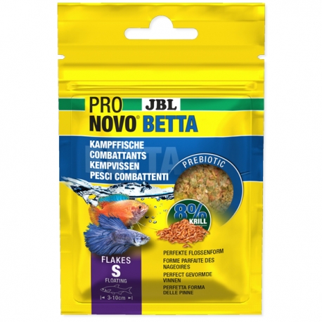 JBL ProNovo Betta Flakes S 20 ml - Nourriture combattants