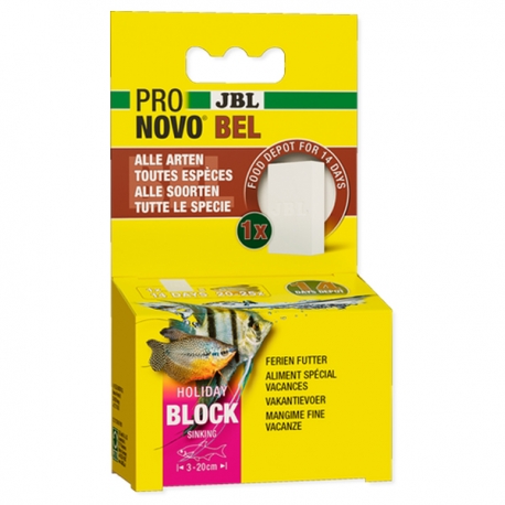 Aliment vacances pour poissons d'aquarium - JBL ProNovo HOLIDAY Aqua Store