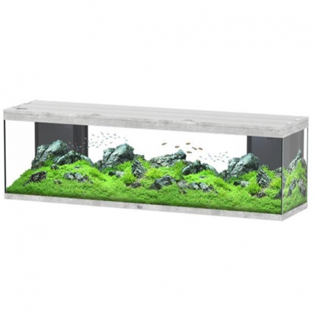 Aquarium AQUATLANTIS Splendid 200 Gris Béton tout équipé Sans Meuble - 604 litres Aqua Store