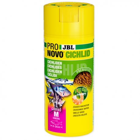 JBL ProNovo Cichlid Grano M - 250 ml - 130 g