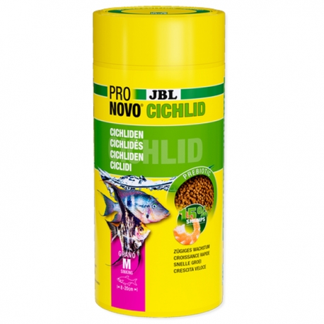 JBL ProNovo Cichlid Grano M - 250 ml - 130 g