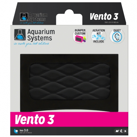 AQUARIUM SYSTEM Vento 3 - Kit d'aération pour aquarium - 2 x 180 L/H