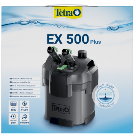 TETRA EX 500 PLUS - Filtre pour aquarium jusqu'à 100 L