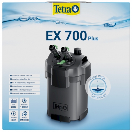 TETRA EX 700 PLUS - Filtre pour aquarium jusqu'à 200 L