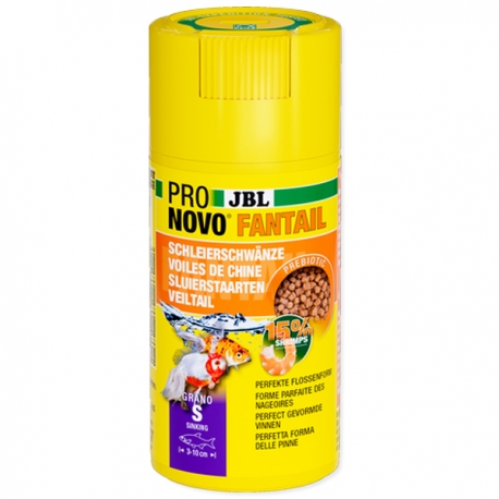 JBL ProNovo Fantail Grano S - 56 g - 100 ml Nourriture poissons rouges et voiles de chine aquarium