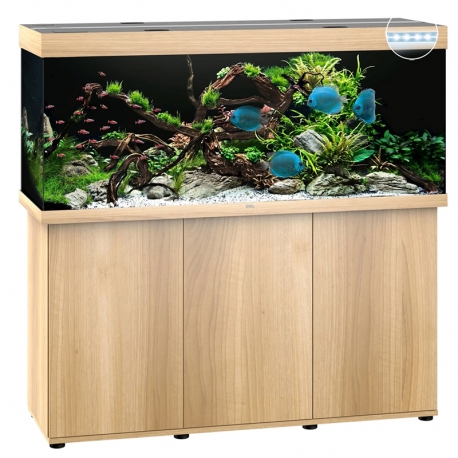 Aquarium JUWEL RIO 450 Chêne clair tout équipé - Version LED