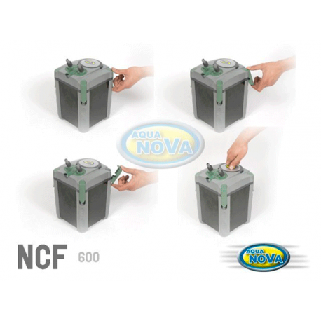 AQUA NOVA NCF-600, filtre aquarium jusqu'à 150 L Débit : 600 l/h