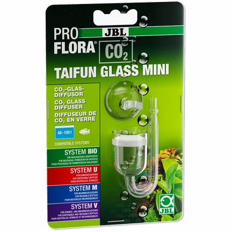 JBL ProFlora CO2 Taifun Glass MINI - Diffuseur de CO2