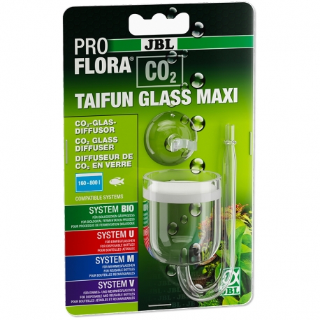 JBL ProFlora CO2 Taifun Glass MINI - Diffuseur de CO2