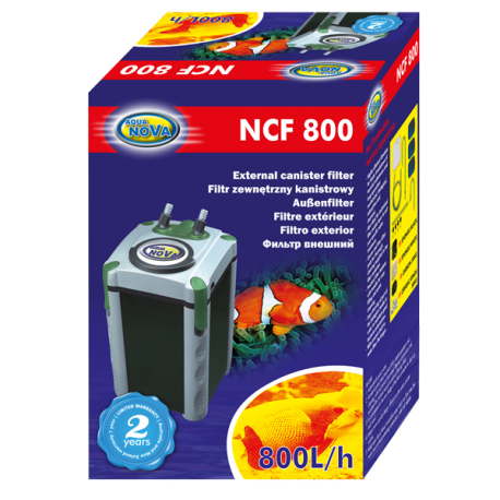 AQUA NOVA NCF-800 - Filtre aquarium jusqu'à 200L