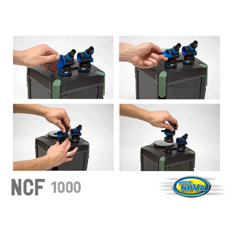 AQUA NOVA NCF-1000, filtre aquarium jusqu'à 300 L Débit : 1000 l/h