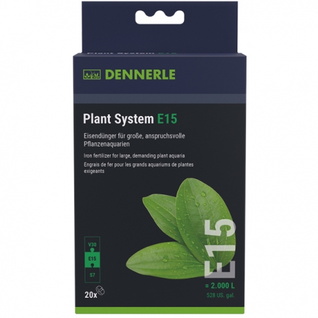 DENNERLE Plant System E15 - 20 Comprimés Aqua Store
